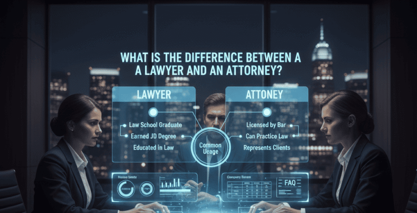 What Is The Difference Between a Lawyer And An Attorney