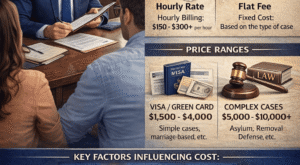 how much does it cost for an immigration lawyer