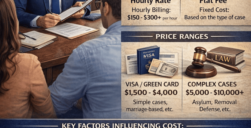 how much does it cost for an immigration lawyer