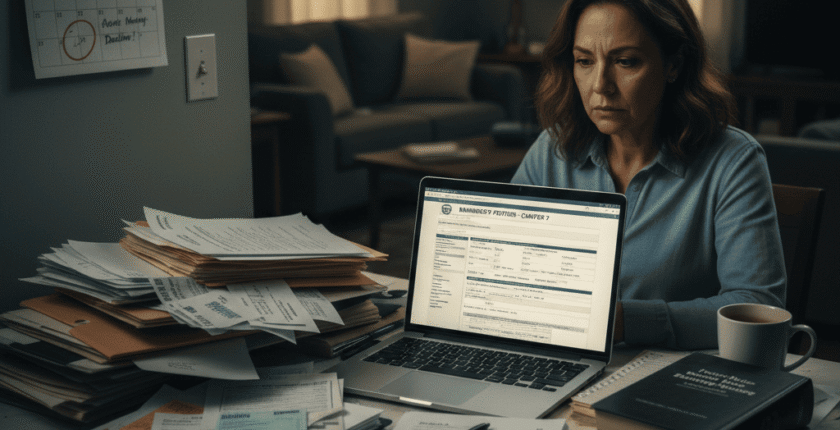 how do i file for bankruptcy without a lawyer